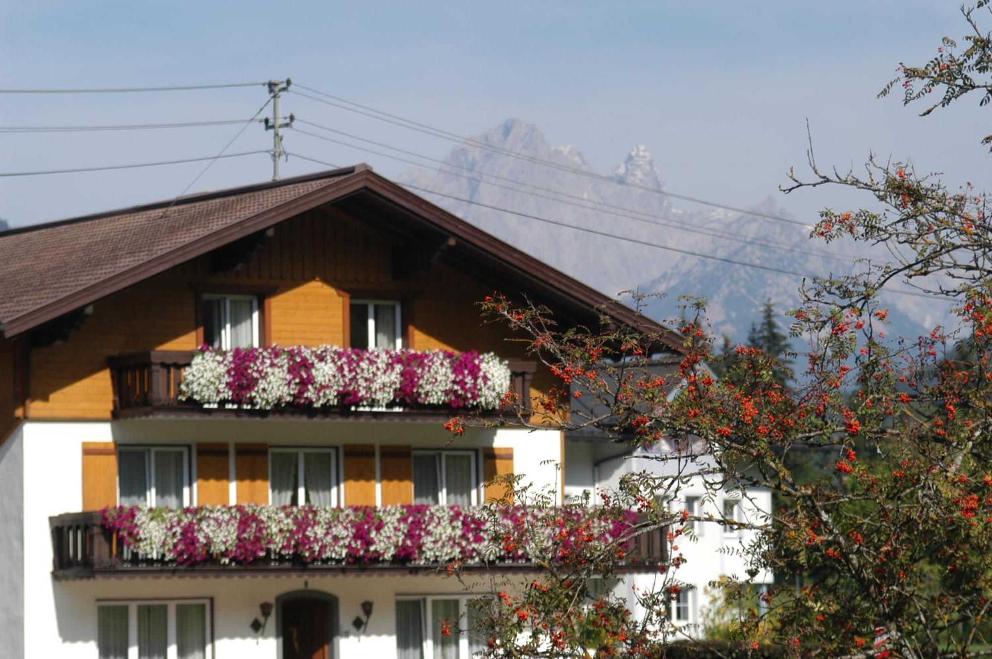 ホテル Haus Dachstein Schnitzer エーベン・イム・ポンガウ エクステリア 写真